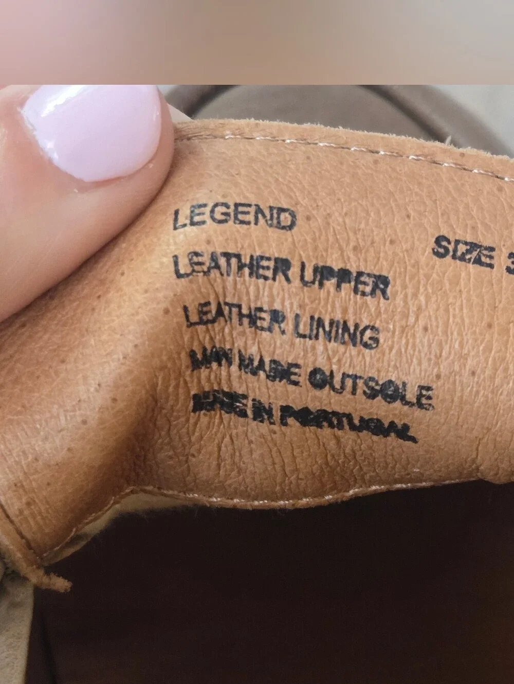 Miz Mooz Legend Taupe Leather Platform Lug Sole Penny Loafers Sz 39 (8.5-9)